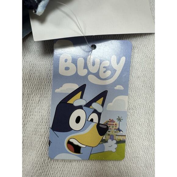 BLUEY Toddler Unisex High-top Shoes NWT Size 5 Side Zip Multicolor - Picture 6 of 7